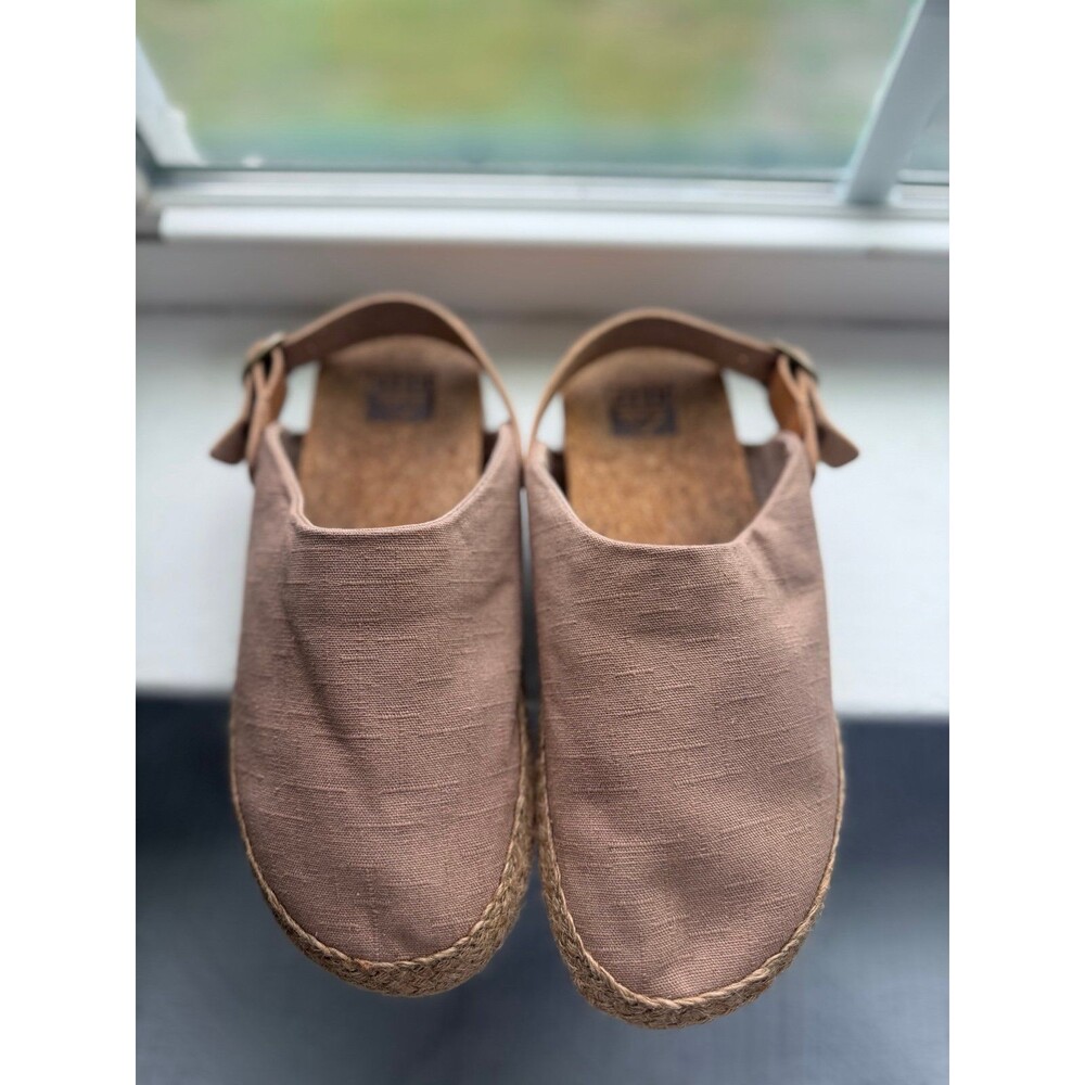 REEF Women’s Cushion Sage Slingback Espadrille Platform Mule Clogs Women’s 6 - Picture 4 of 12